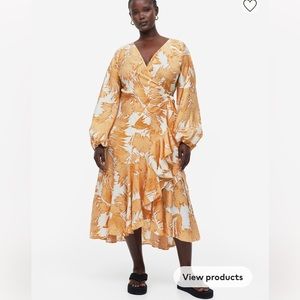 H&M maxi wrap dress